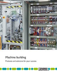 Machine building – Products and solutions for your success